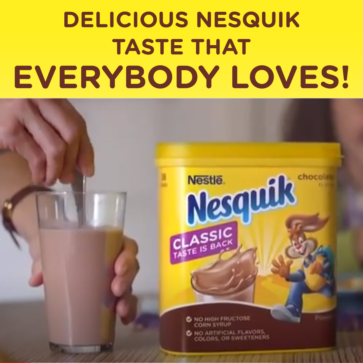 slide 5 of 8, Nesquik Chocolate Flavor Drink Mix Powder 10 oz, 10 oz