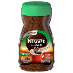 NESCAFE CLASICO Decaf Dark Roast Instant Coffee 3.5 oz. Jar