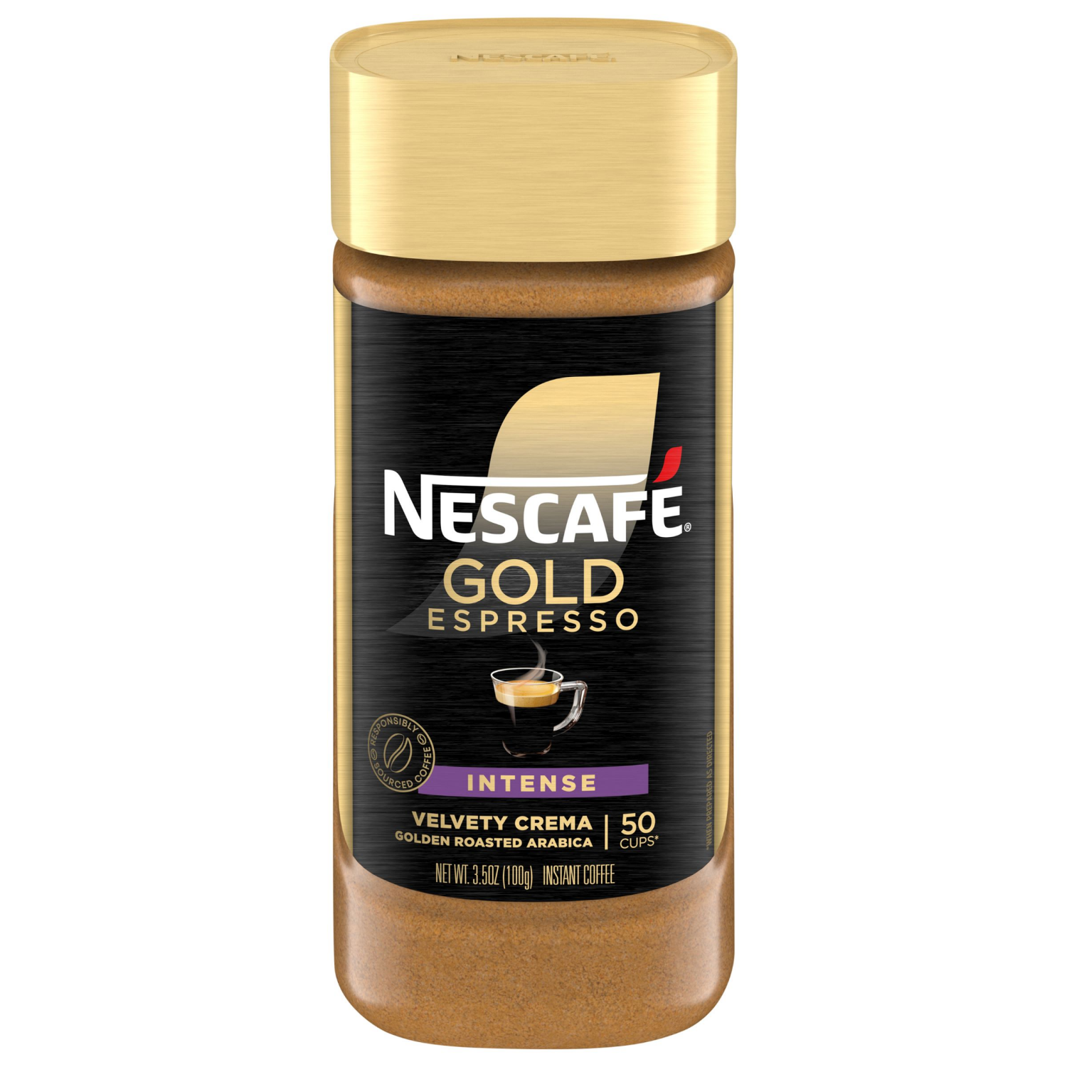 slide 1 of 1, Nescafé Gold Espresso Velvety Crema Golden Roasted Arabica Instant Intense Coffee 3.5 oz, 3.50 oz