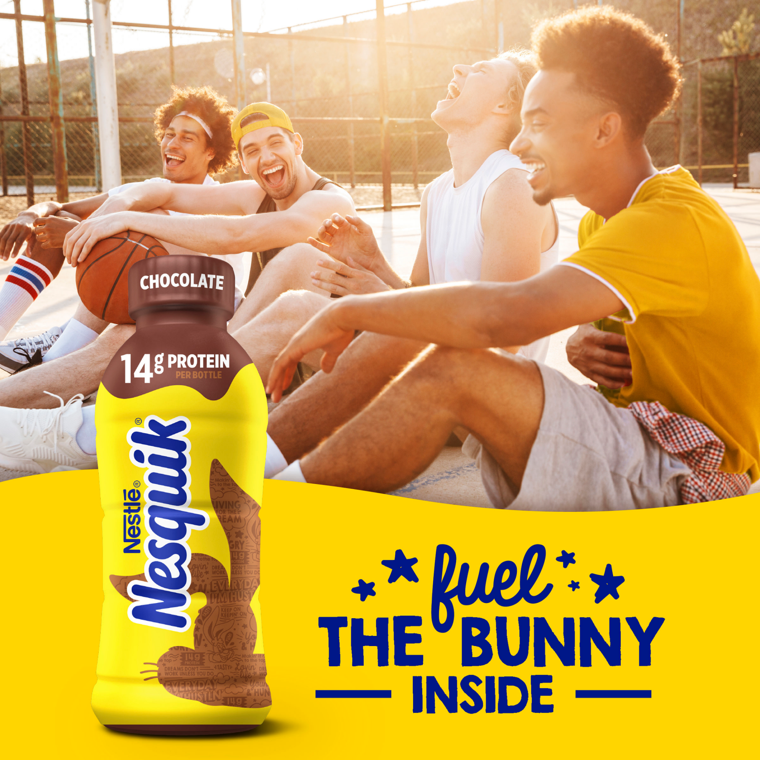 slide 4 of 8, Nesquik Chocolate Lowfat Milk, Ready to Drink 14 fl oz., 14 fl oz