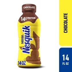 Nesquik Chocolate Lowfat Milk, Ready to Drink 14 fl oz.