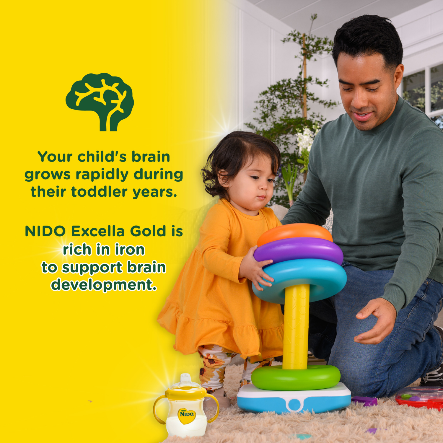 slide 3 of 5, Nestle Nido Excella Gold 1+ Years Toddler Milk, 28.2 oz