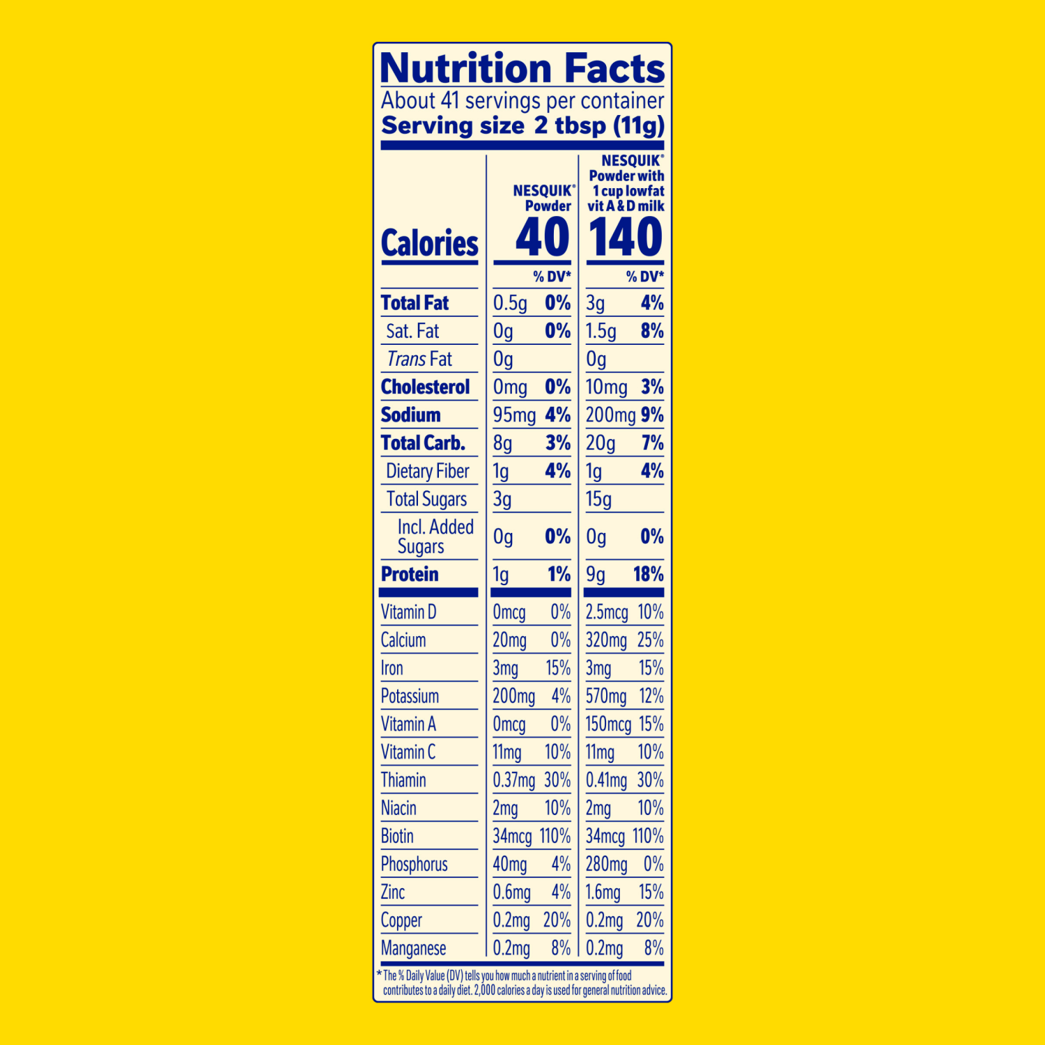 slide 3 of 8, NESQUIK NESQUIK No Sugar Added Chocolate Cocoa Powder, 16 oz. Tub, 16 oz