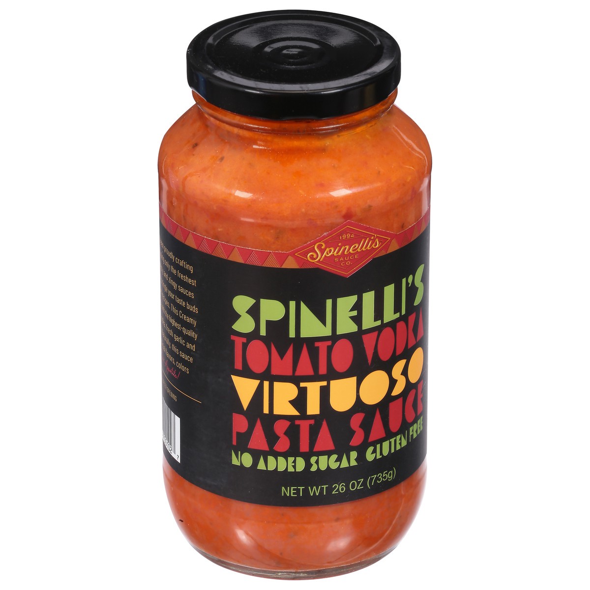 slide 6 of 12, Spinelli's Sauce Co. Tomato Vodka Virtuoso Pasta Sauce 1 26 oz, 26 oz