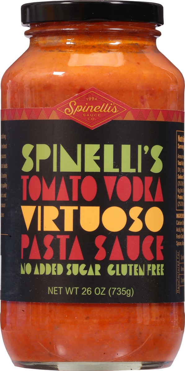 slide 12 of 12, Spinelli's Sauce Co. Tomato Vodka Virtuoso Pasta Sauce 1 26 oz, 26 oz