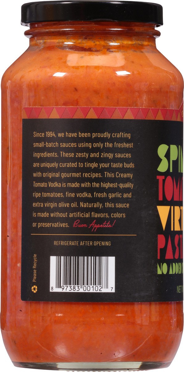 slide 5 of 12, Spinelli's Sauce Co. Tomato Vodka Virtuoso Pasta Sauce 1 26 oz, 26 oz