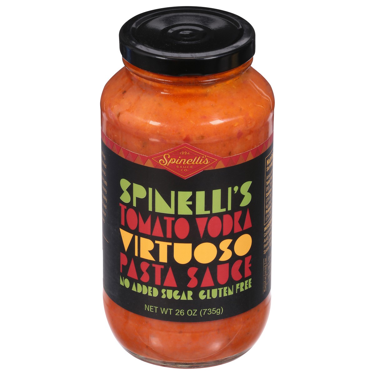 slide 1 of 12, Spinelli's Sauce Co. Tomato Vodka Virtuoso Pasta Sauce 1 26 oz, 26 oz