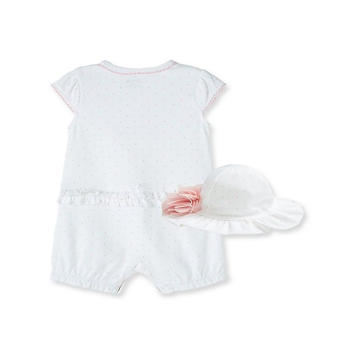 slide 2 of 2, Little Me romper newborn blossom emb, 1 ct