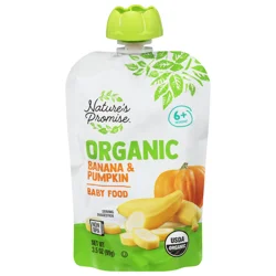Nature's Promise Organic 2 Baby Food Banana & Pumpkin
