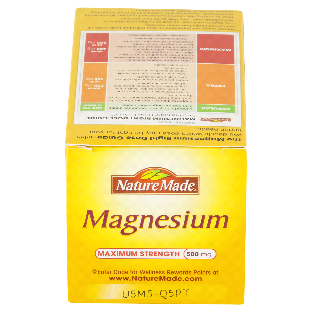 slide 5 of 6, Nature Made Maximum Strength 5000 mcg Magnesium 60 ea, 60 ct