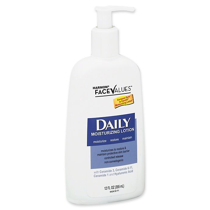 slide 1 of 1, Harmon Face Values Daily Moisturizing Lotion, 12 fl oz