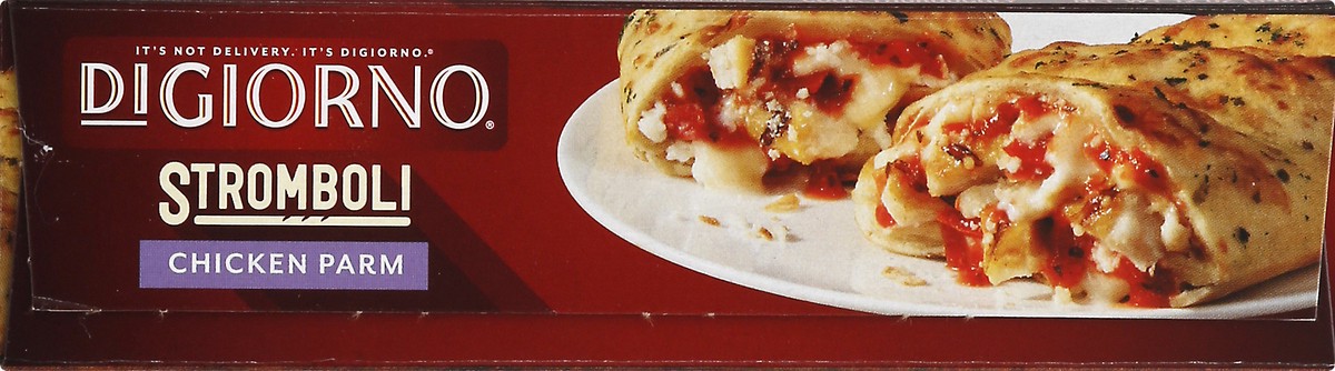 slide 8 of 10, DIGIORNO Stromboli Chicken Parm Frozen Sandwiches - 2 Count Chicken Sandwich Pizza Snacks, 12 oz