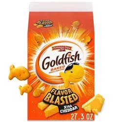 Goldfish Flavor Blasted Xtra Cheddar Cheese Crackers