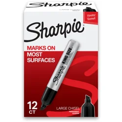 Sharpie Chisel Tip King Size Permanent Marker - Black