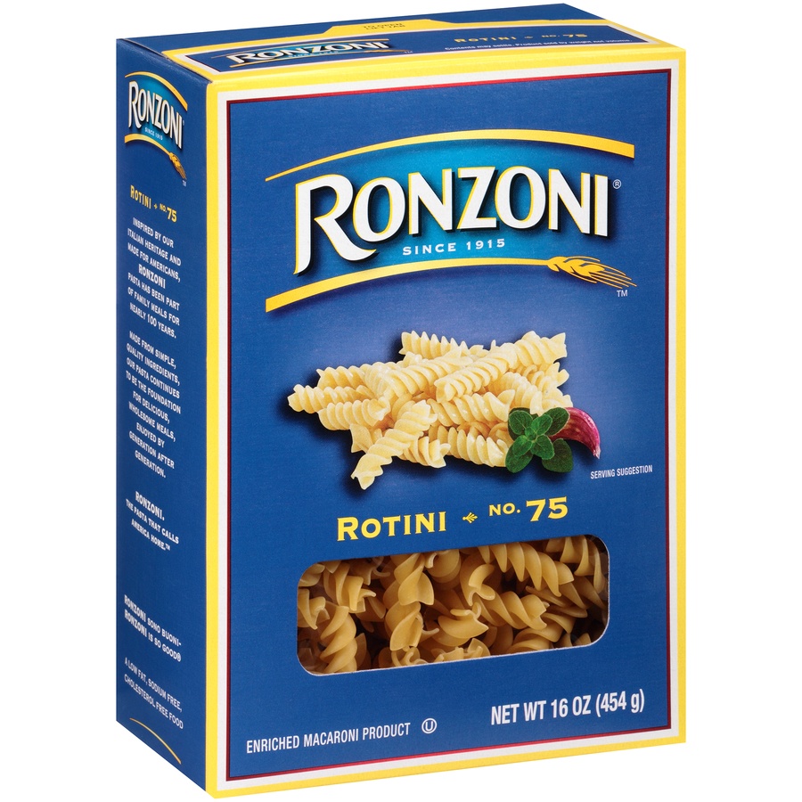 slide 2 of 8, Ronzoni Rotini, 16 oz