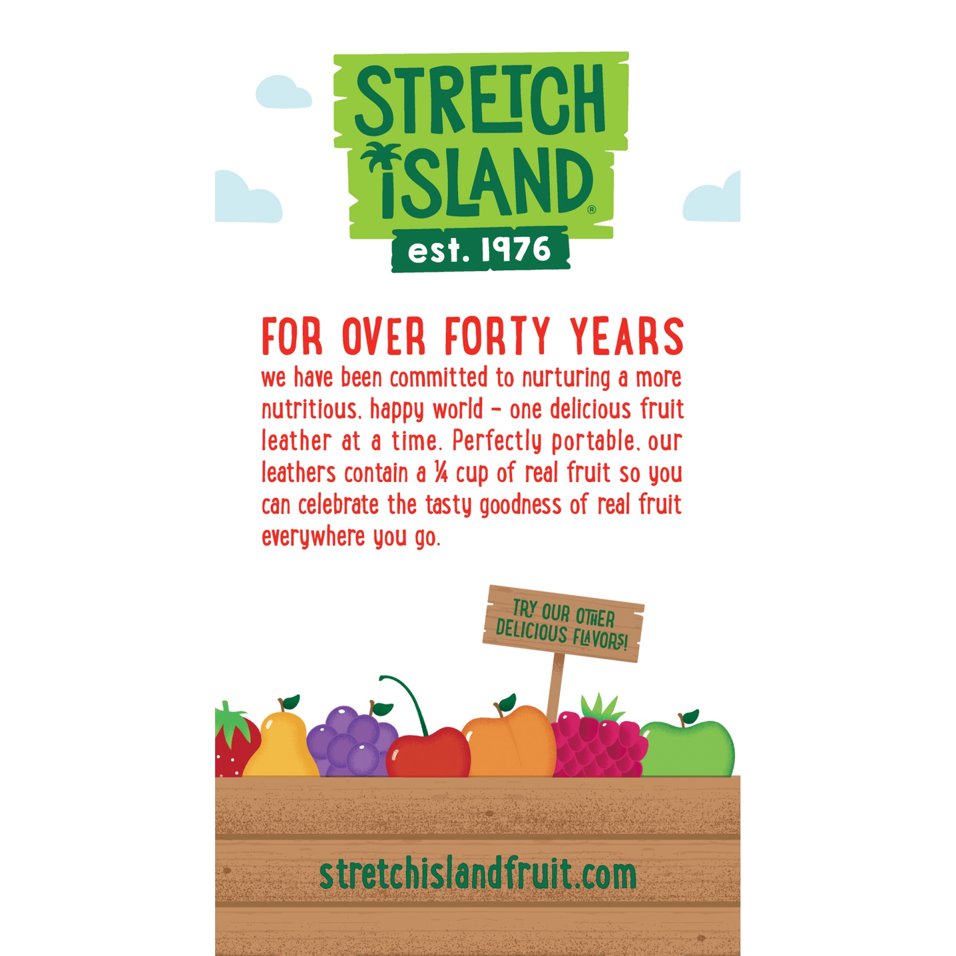 slide 2 of 7, Stretch Island Original Strawberry Fruit Leathers, 8 ct; 0.5 oz