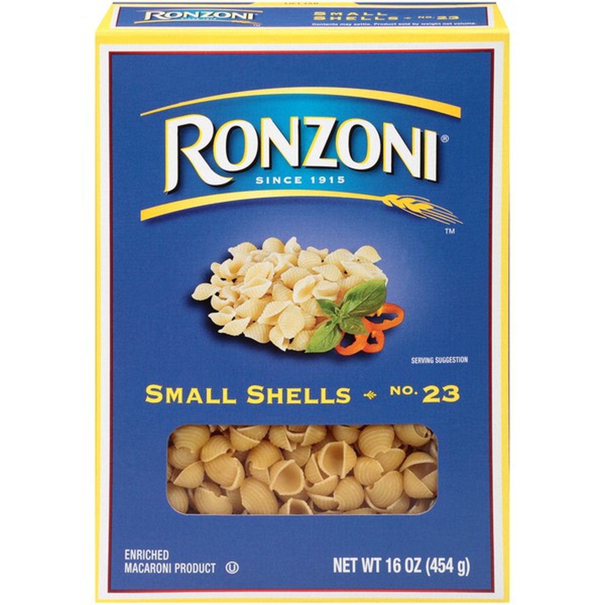 slide 1 of 1, Ronzoni Small Shells, 16 oz