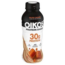 Oikos Protein Shake, Salted Caramel, 30g Protein, Shelf Stable, 12 Fl Oz Bottle
