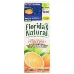 Florida's Natural Premium No Pulp 100% Orange Juice, 52 fl oz
