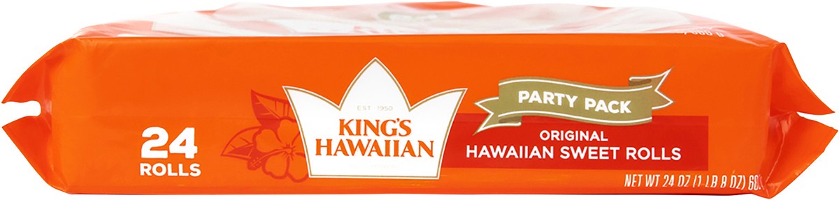 slide 2 of 12, King's Hawaiian Kings Hawaiian Original Sweet Rolls, 24 Count, 24 oz