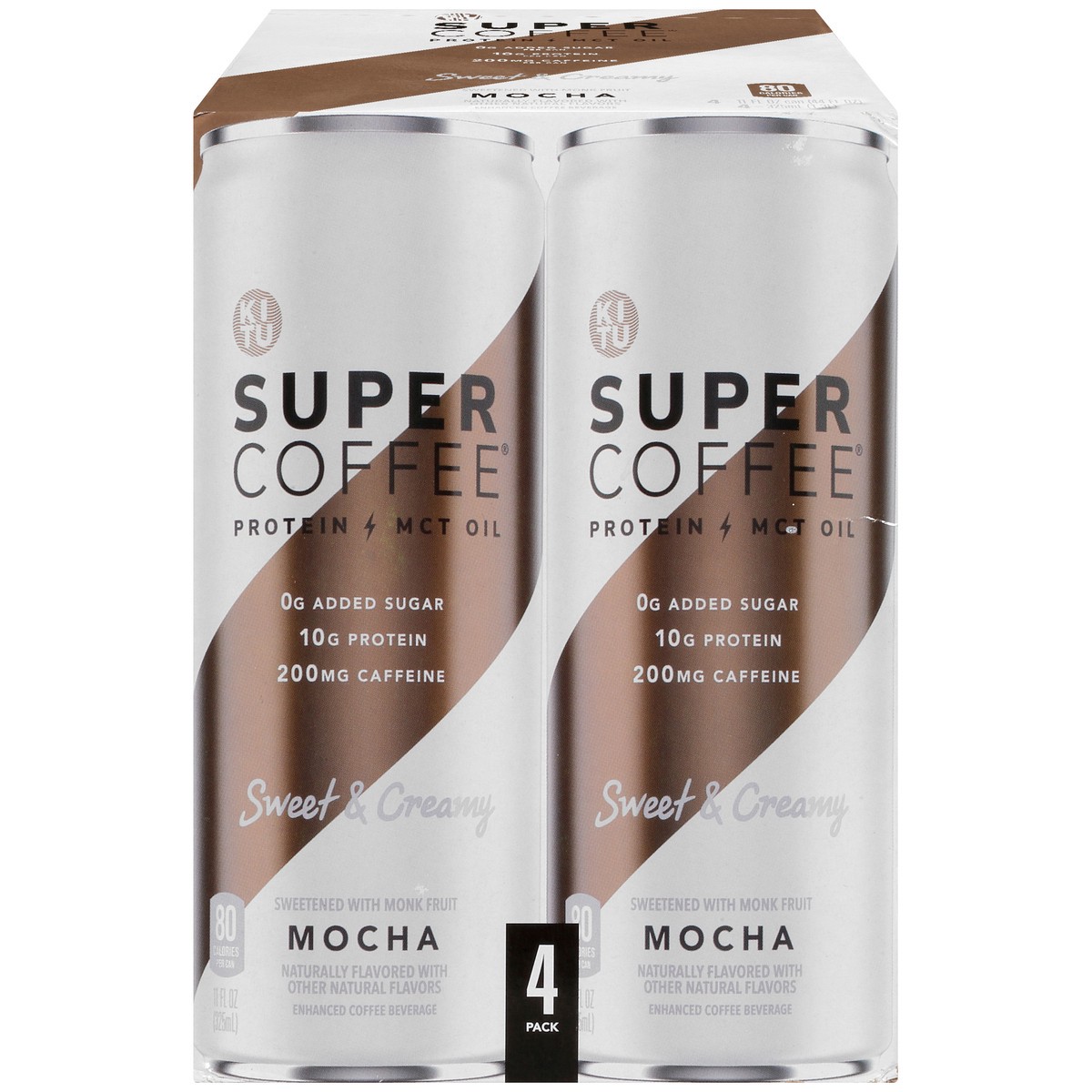 slide 10 of 12, Super Coffee Mocha Coffee Beverage - 4 ct, 4 ct