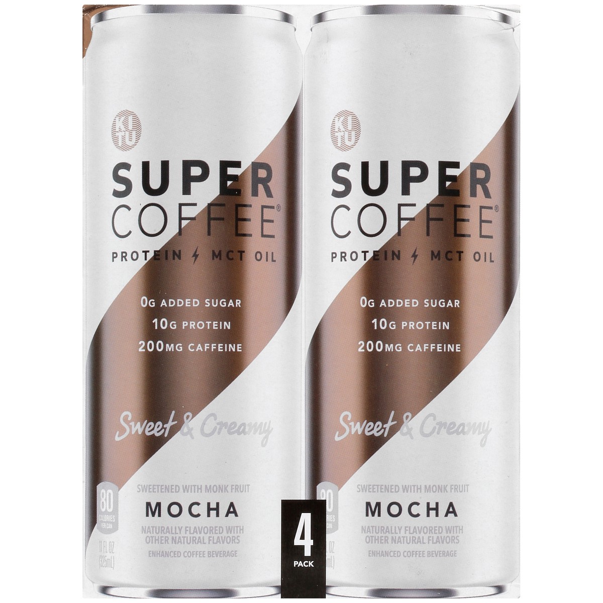 slide 2 of 12, Super Coffee Mocha Coffee Beverage - 4 ct, 4 ct