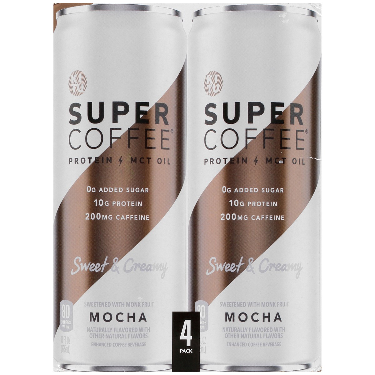 slide 1 of 12, Super Coffee Mocha Coffee Beverage - 4 ct, 4 ct