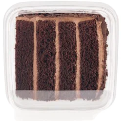 SE Grocers Chocolate Overload Cake Slice 1 Each
