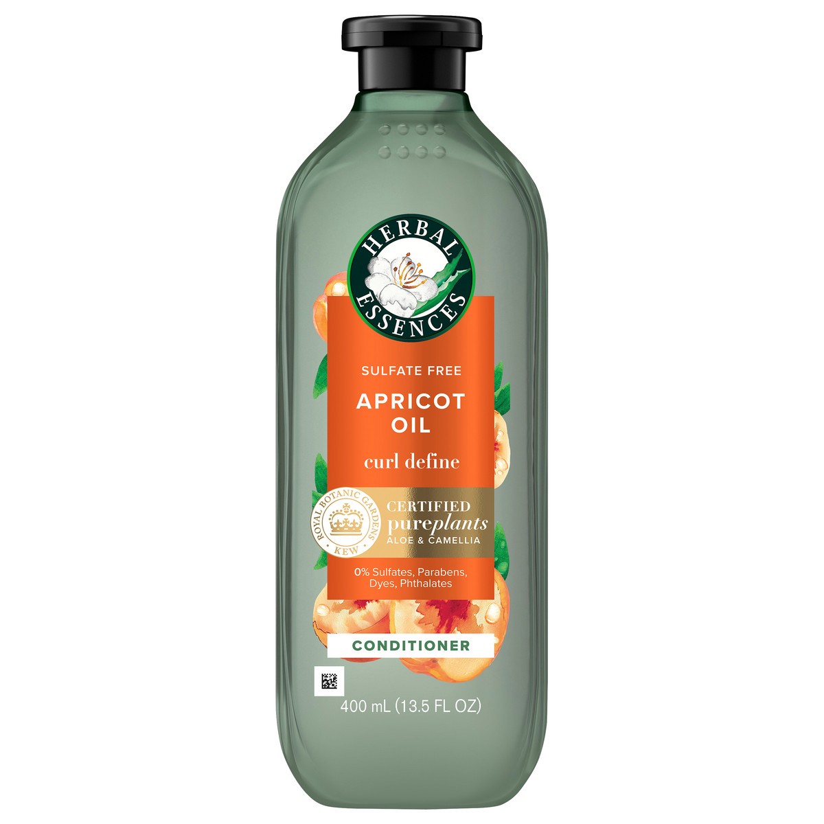 slide 1 of 6, Herbal Essences Apricot Oil Sulfate Free Conditioner, Defines Curls, 13.5 fl oz, with Certified Camellia Oil and Aloe Vera, For All Hair Types, Especially Curly Hair, 13.5 fl oz