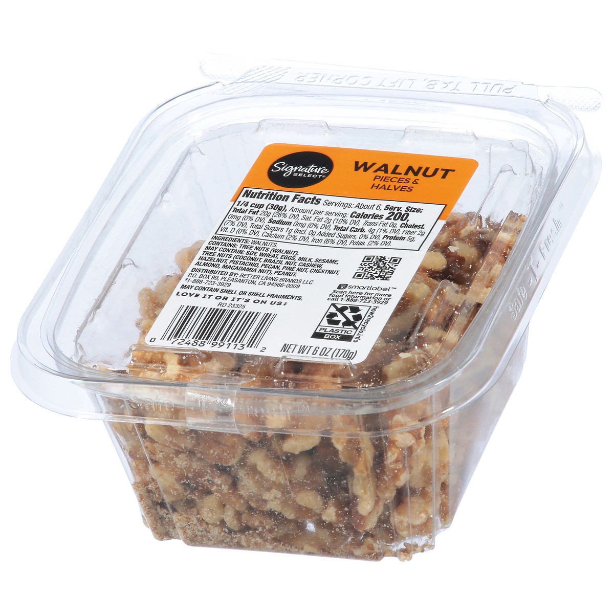 slide 13 of 13, Signature Select Pieces & Halves Walnut 6 oz, 6 oz