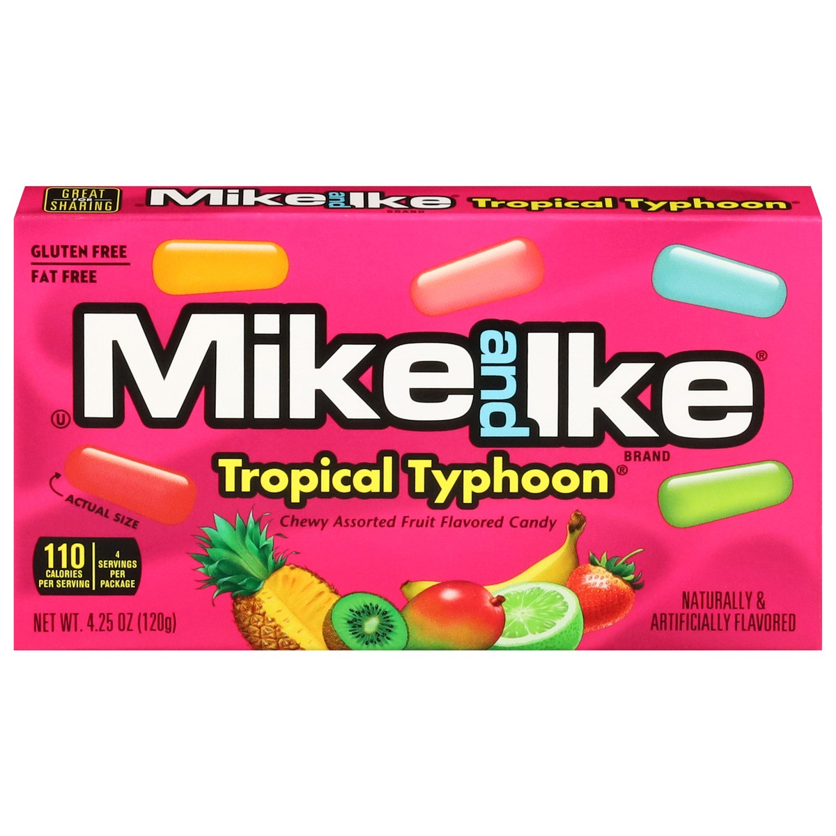 slide 10 of 14, MIKE AND IKE Tropical Typhoon Candy 4.25 oz, 4.25 oz
