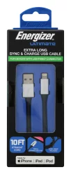 Energizer USB Cable, Sync & Charge, Extra Long