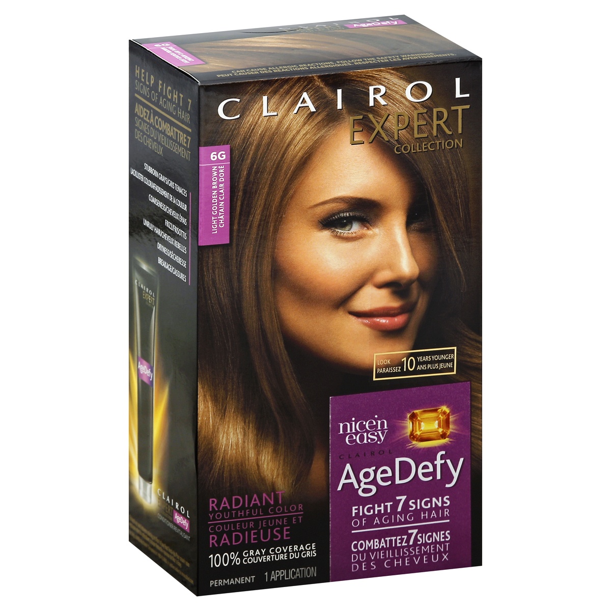 slide 1 of 5, Age Defy Hair Color, 1 ct