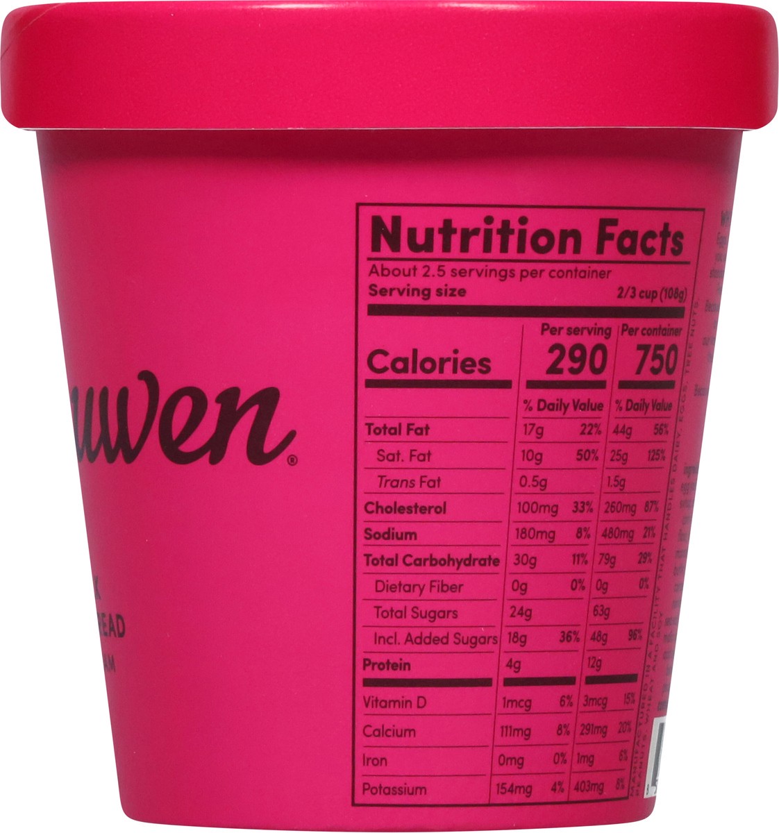 slide 13 of 13, Van Leeuwen Buttermilk Berry Cornbread French Ice Cream 14 fl oz, 14 fl oz