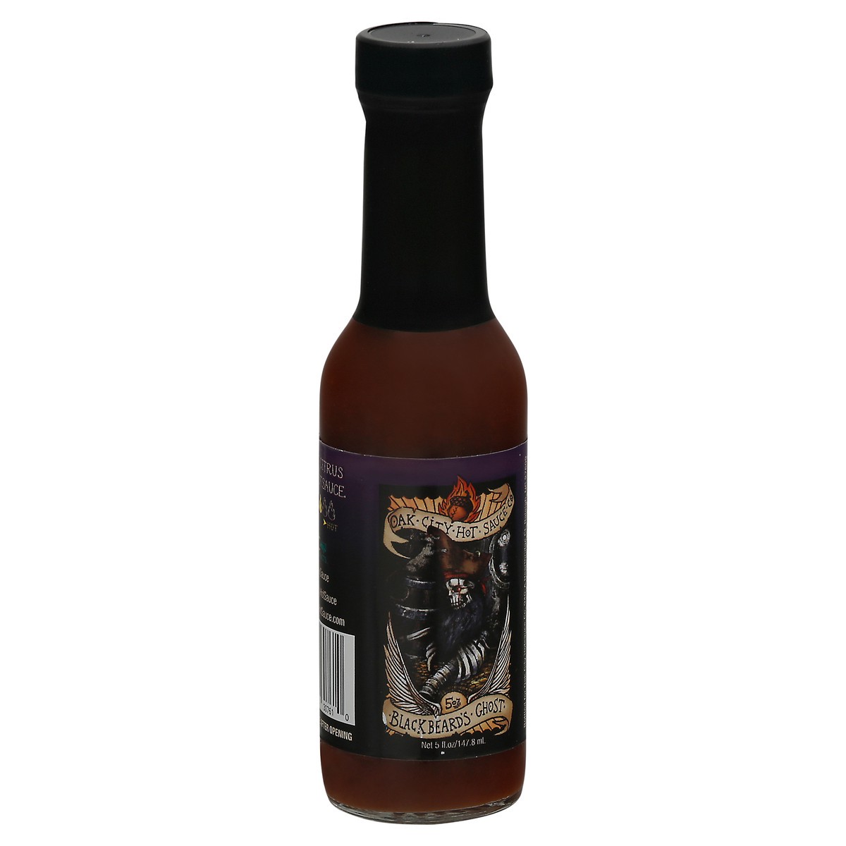 slide 9 of 9, Oak City Hot Sauce Blackbeard's Ghost Hot Sauce 5 fl oz Bottle, 1 ct