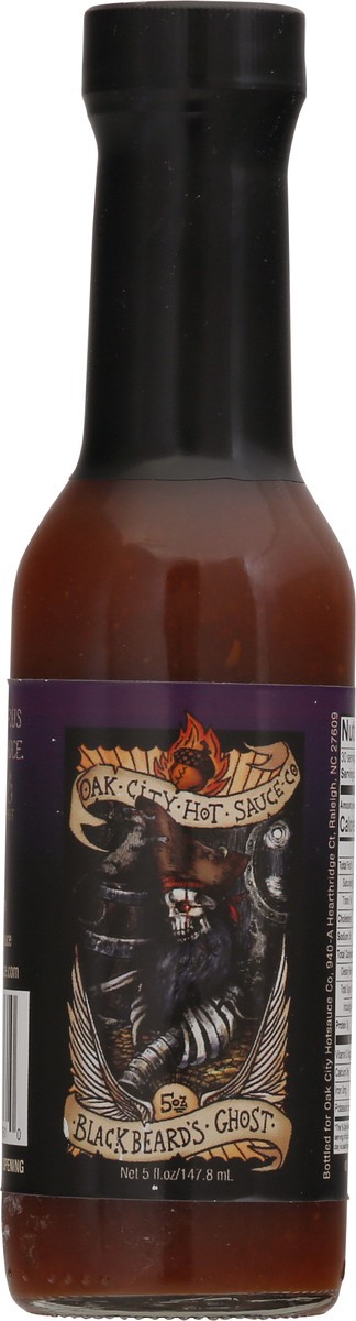 slide 5 of 9, Oak City Hot Sauce Blackbeard's Ghost Hot Sauce 5 fl oz Bottle, 1 ct