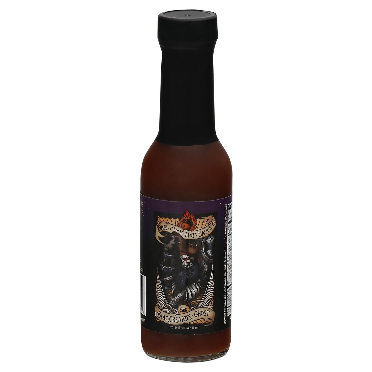 slide 1 of 9, Oak City Hot Sauce Blackbeard's Ghost Hot Sauce 5 fl oz Bottle, 1 ct