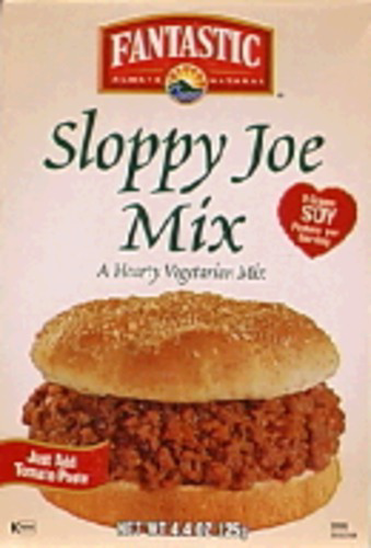slide 1 of 1, Fantastic World Foods Vegetarian Sloppy Joe Mix, 4.4 oz