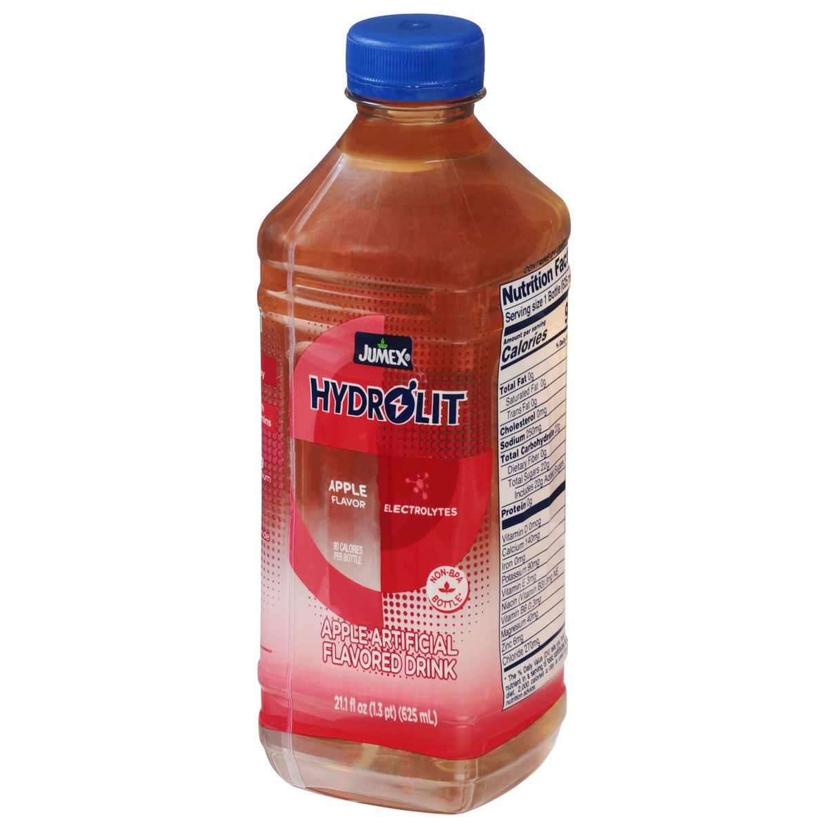 slide 6 of 9, Jumex Hydrolit Apple Flavored Drink- 21.1 fl oz, 21.1 fl oz