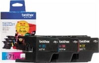 slide 1 of 1, Brother LC71CL Ink Cartridge - 3 Pack - Cyan/Magenta/Yellow, 3 ct