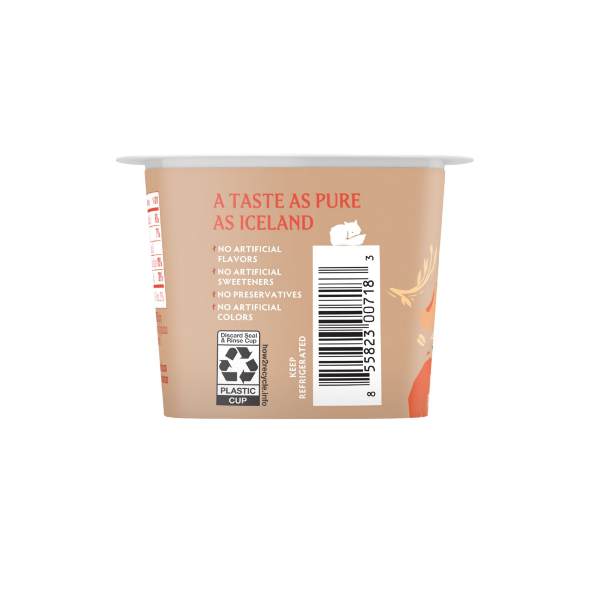slide 4 of 9, Icelandic Provisions Yogurt Oatmlk Peach Skyr, 5 oz