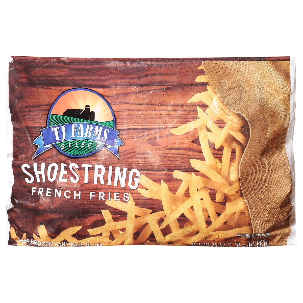 slide 2 of 4, TJ Farms Select Shoestring French Fries 20 oz, 20 oz
