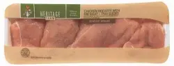 Heritage Store Heritage Farm Thin Sliced Boneless & Skinless Chicken Breasts