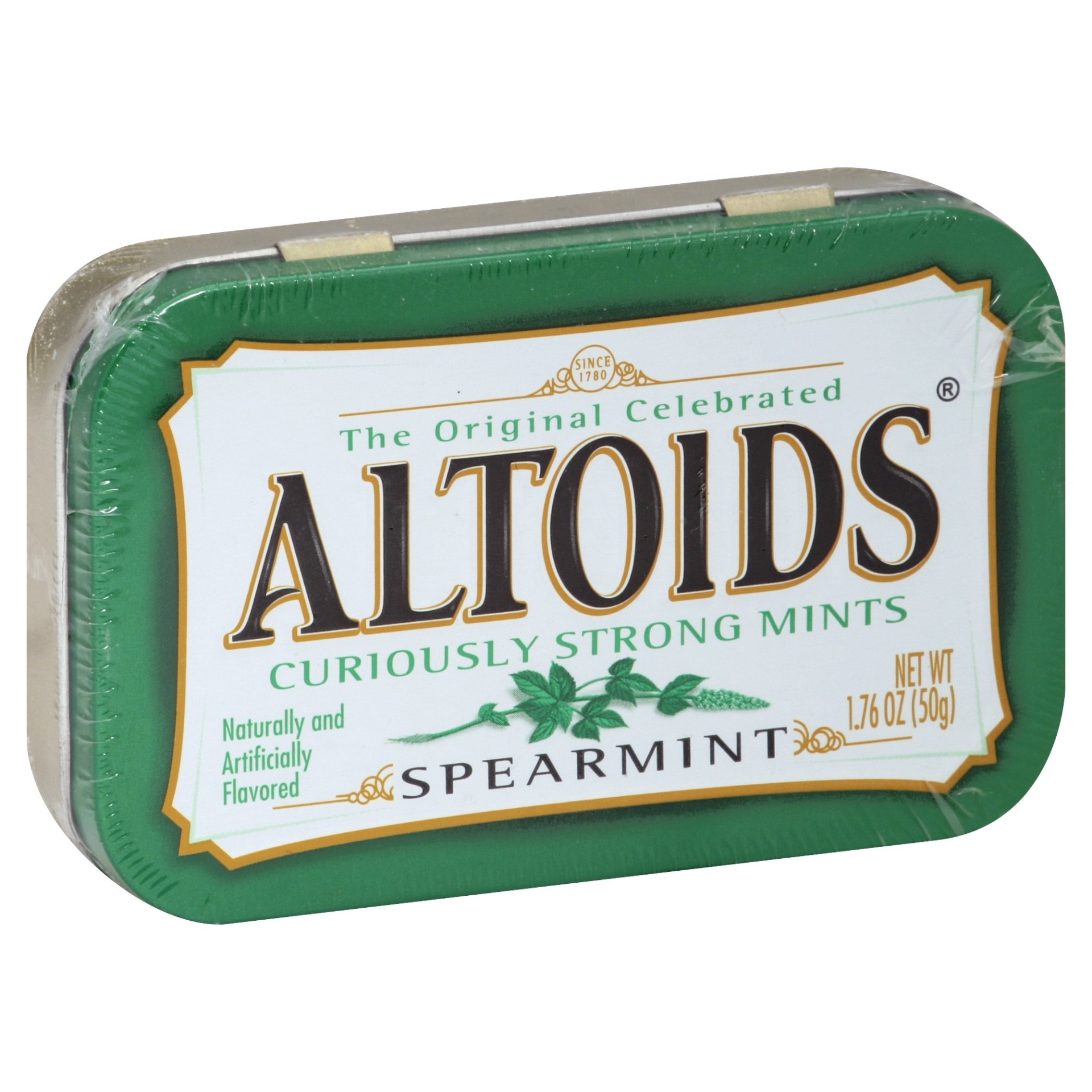 slide 1 of 1, Altoids - Spearmint, 1.76 oz