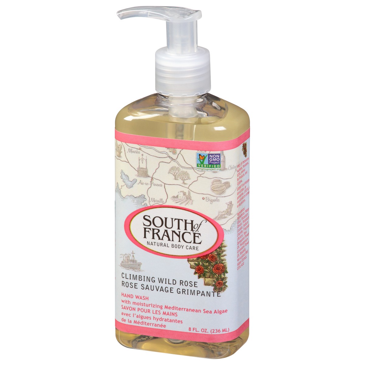 slide 4 of 9, SOF Nourishing Wild Rose Hand Wash with Sea Algae 8 fl oz, 8 fl oz