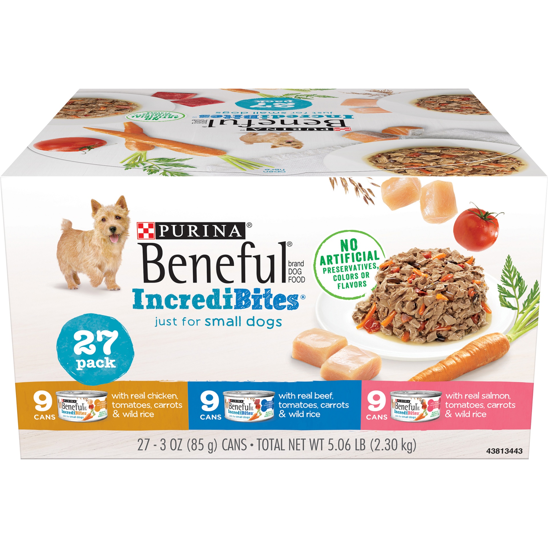 slide 4 of 7, Beneful Incredibites Variety Pack For Small Dogs, 27 ct; 3 oz