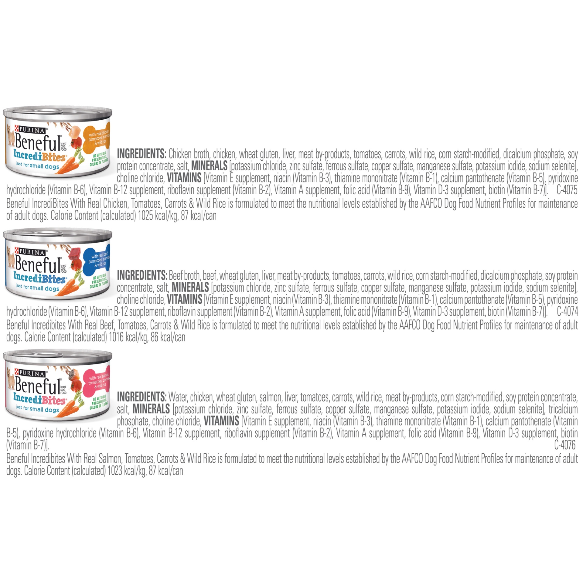 slide 6 of 7, Beneful Incredibites Variety Pack For Small Dogs, 27 ct; 3 oz