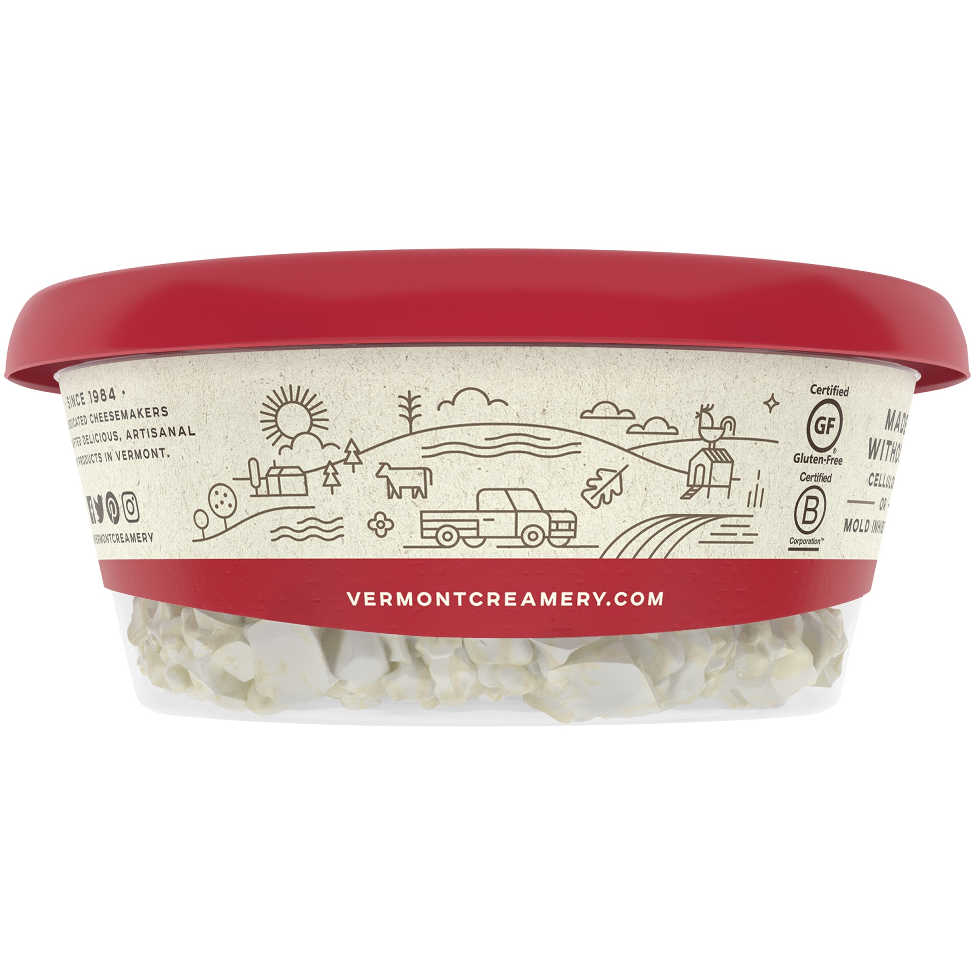 slide 6 of 8, Vermont Creamery Goat Cheese Crumbles Classic Chevre - 4 Oz, 4 oz