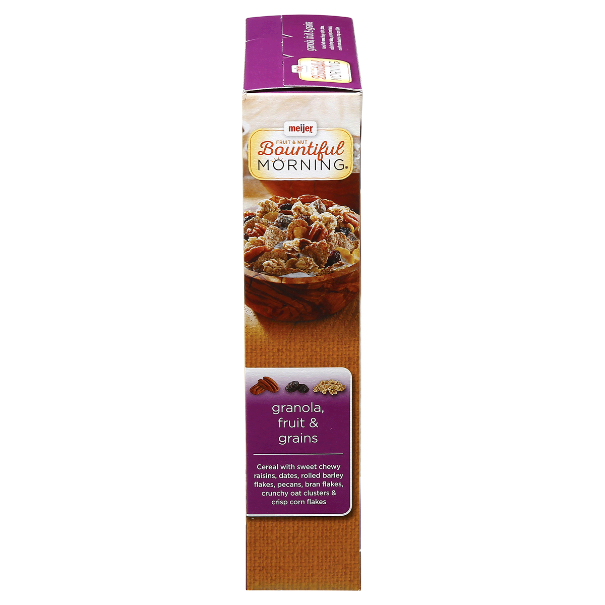 slide 8 of 8, Meijer Bountiful Morning Fruit & Nut Cereal, 14 oz