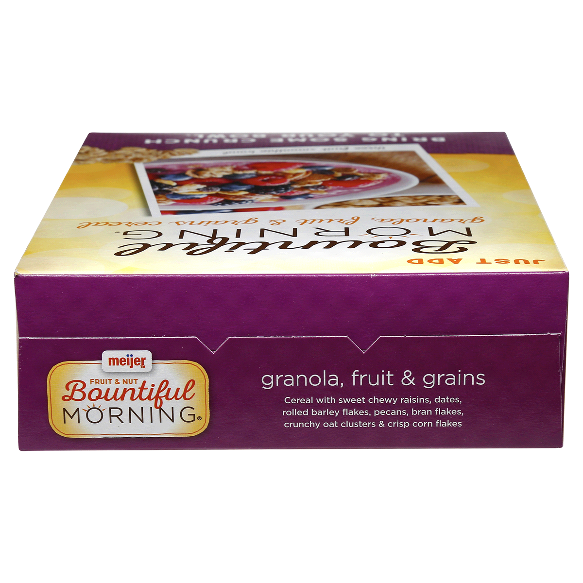 slide 4 of 8, Meijer Bountiful Morning Fruit & Nut Cereal, 14 oz